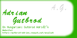 adrian gutbrod business card